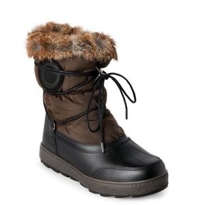RUDSAK Black and Brown Winter Boots